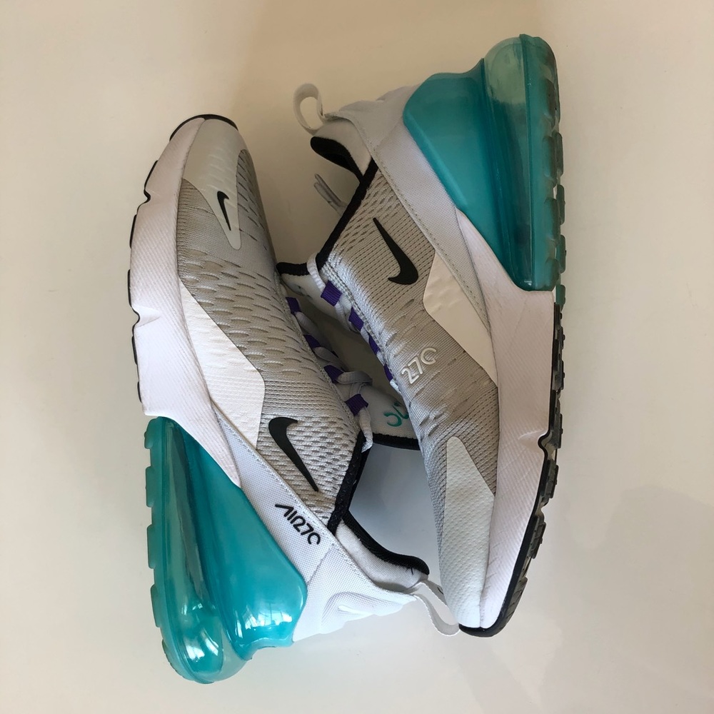 air max 270 platinum jade women’s size 8.5 men’s 7